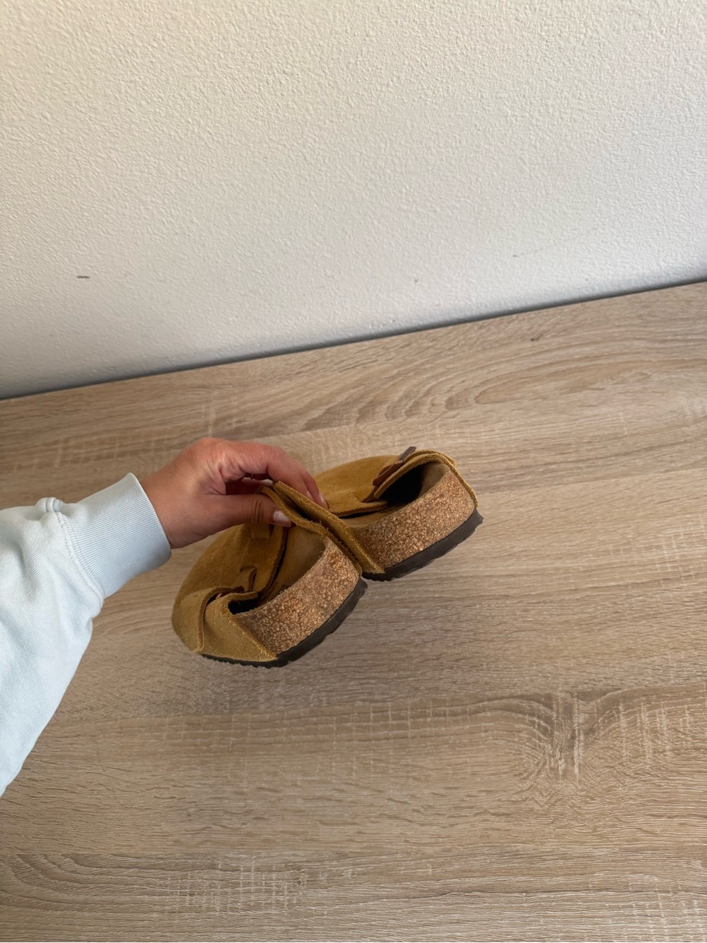 Birkenstock Boston Clogs in suede sand s 41 Men’s s 8 women’s Sz 10 - Picture 5 of 7